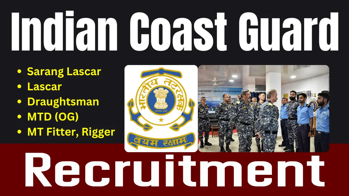 Indian Coast Guard Recruitment 2024